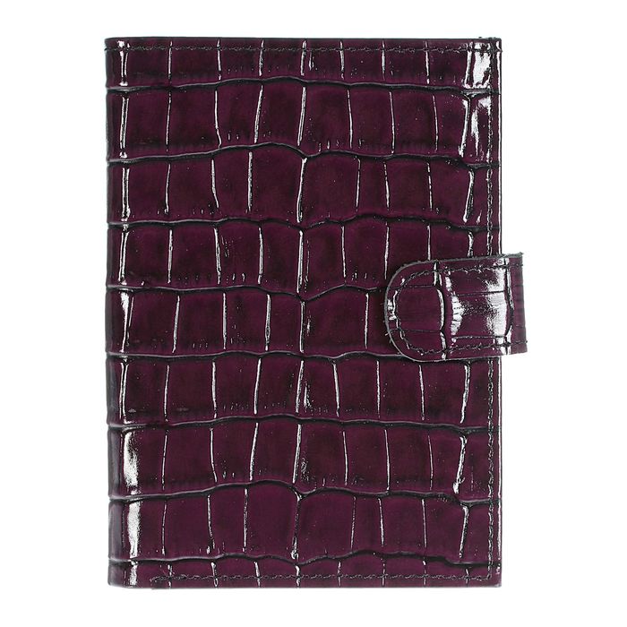 Обложка для автодокументов, цвет баклажан