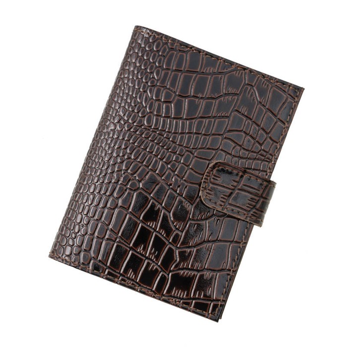 Обложка для автодокументов, цвет коричневый