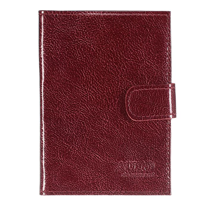 Обложка для автодокументов, цвет бордовый