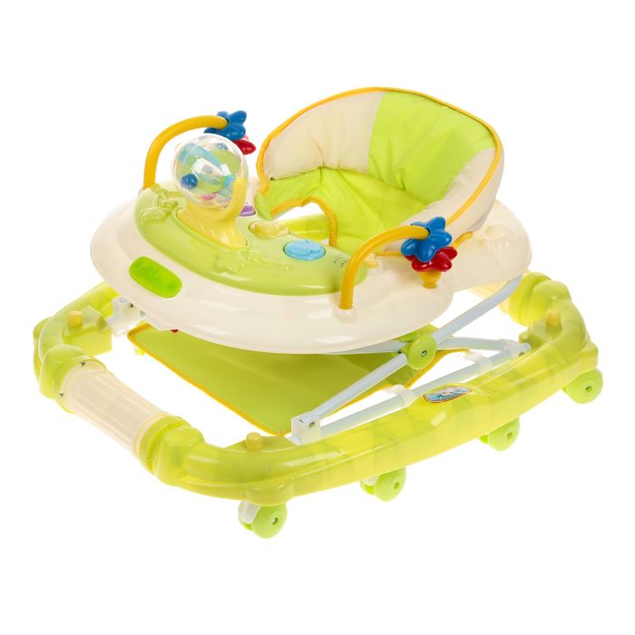 Ходунки-качалка, музыкальные и световые эффекты, цвета МИКС