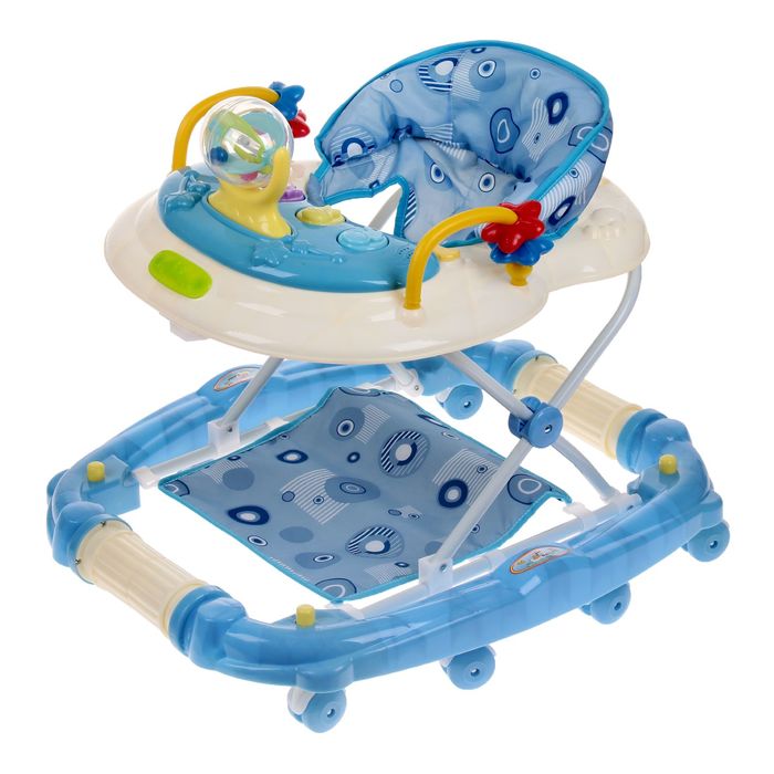 Ходунки-качалка, музыкальные и световые эффекты, цвета МИКС