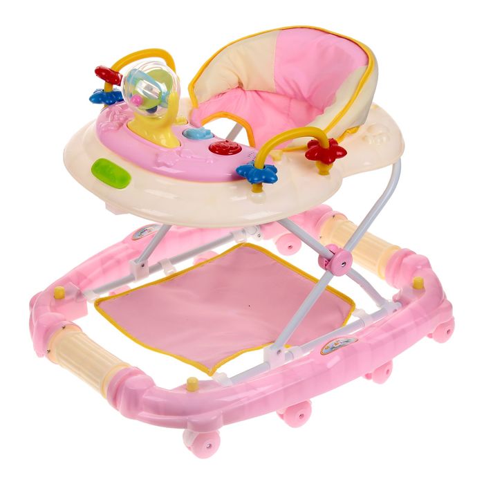 Ходунки-качалка, музыкальные и световые эффекты, цвета МИКС