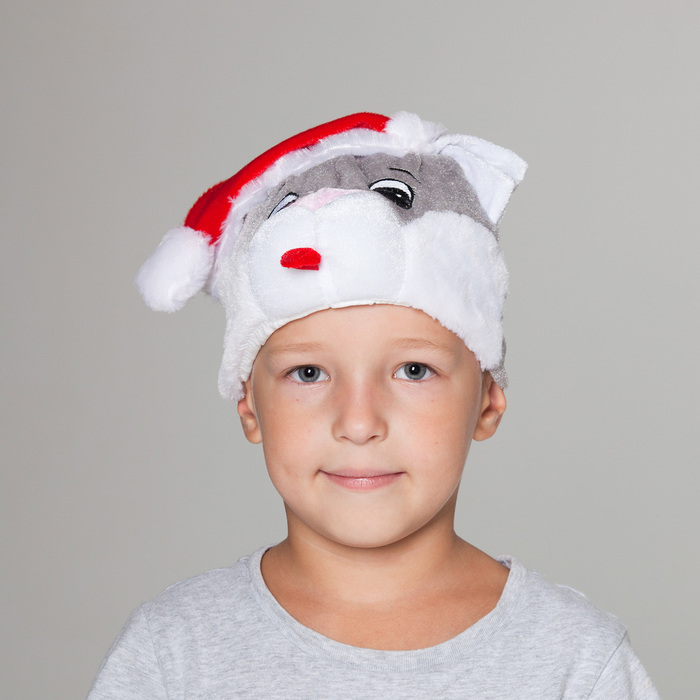 Карнавальная шапка "Кот в колпаке", р-р 52-57 см