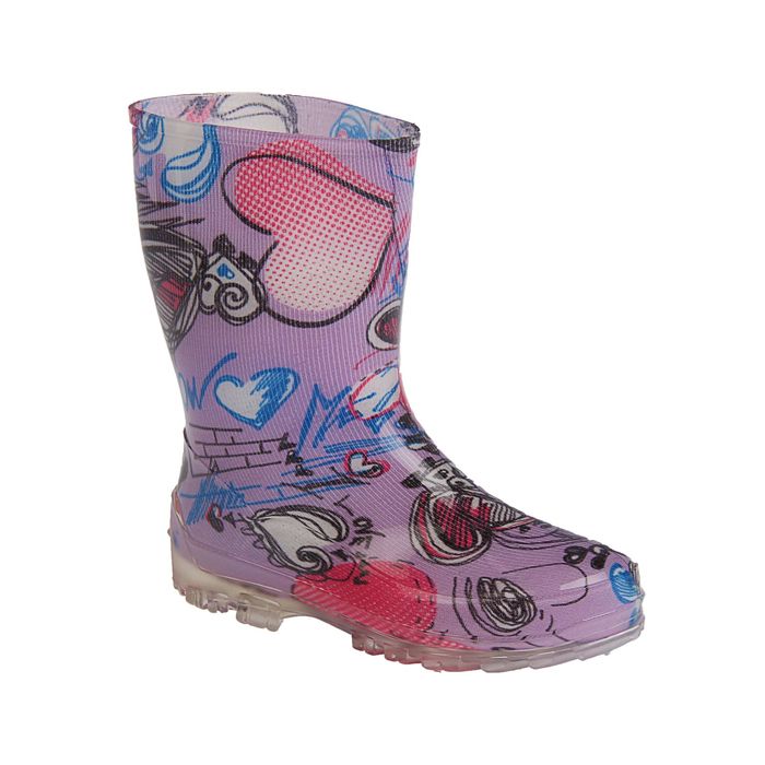 Сапоги для девочки ПВХ арт. СП502 (МИКС) (р. 33)