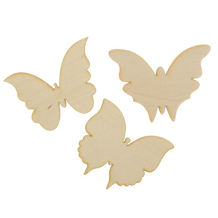 Набор заготовок для творчества «Бабочка», 3 шт