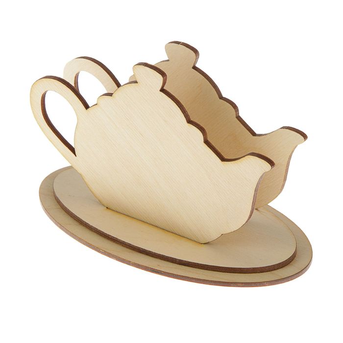 Заготовка для творчества «Салфетница-чайник»