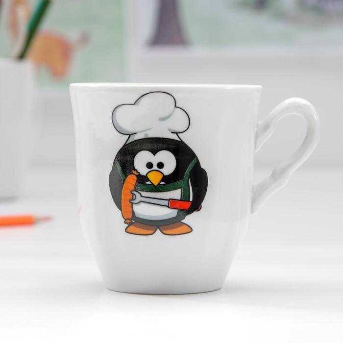Кружка 250 мл "Школьная. Пингвинчики"