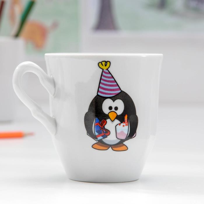Кружка 250 мл "Школьная. Пингвинчики"