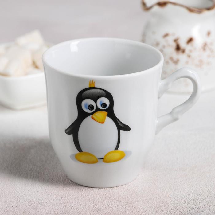 Кружка 250 мл "Школьная. Пингвинчики"