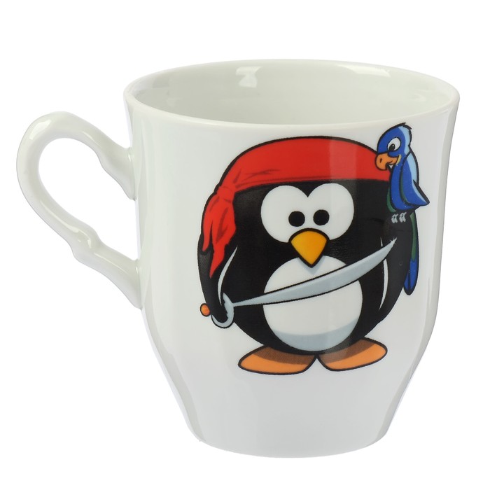 Кружка 250 мл "Школьная. Пингвинчики"