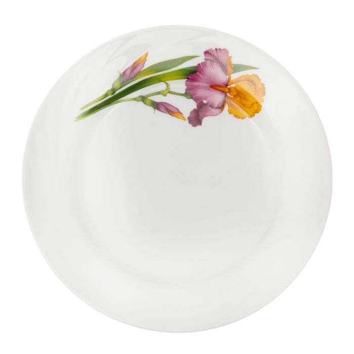 Тарелка мелкая 17,5 см "Голубка. Ирисы"