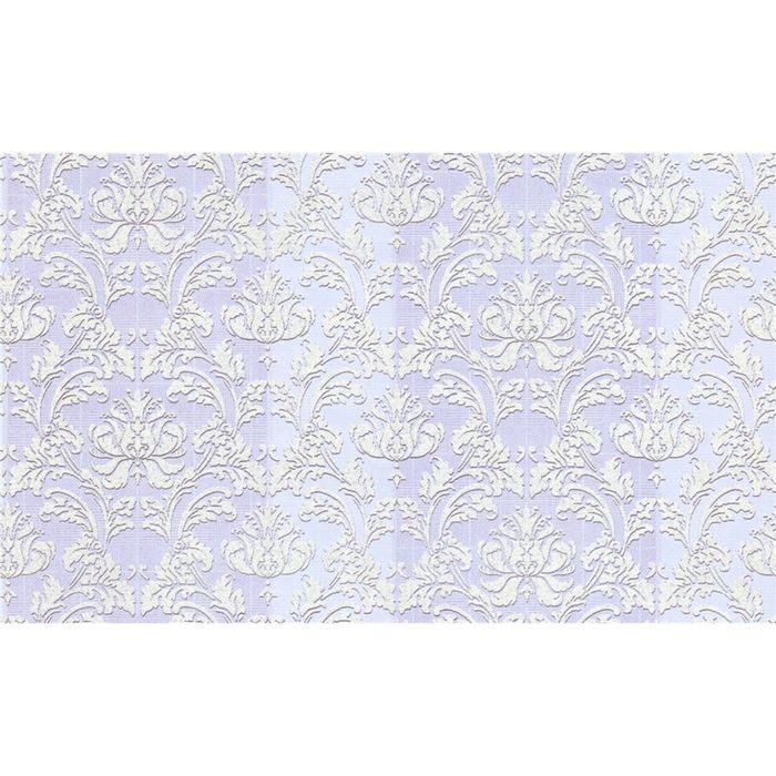 Обои виниловые на флизелине Версаль 84103BR94 Bravo вензель белый на сиреневом 1,06х10 м