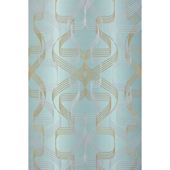 Обои виниловые Версаль 80507BR25 Bravo Тренд голубой   0,53х10 м
