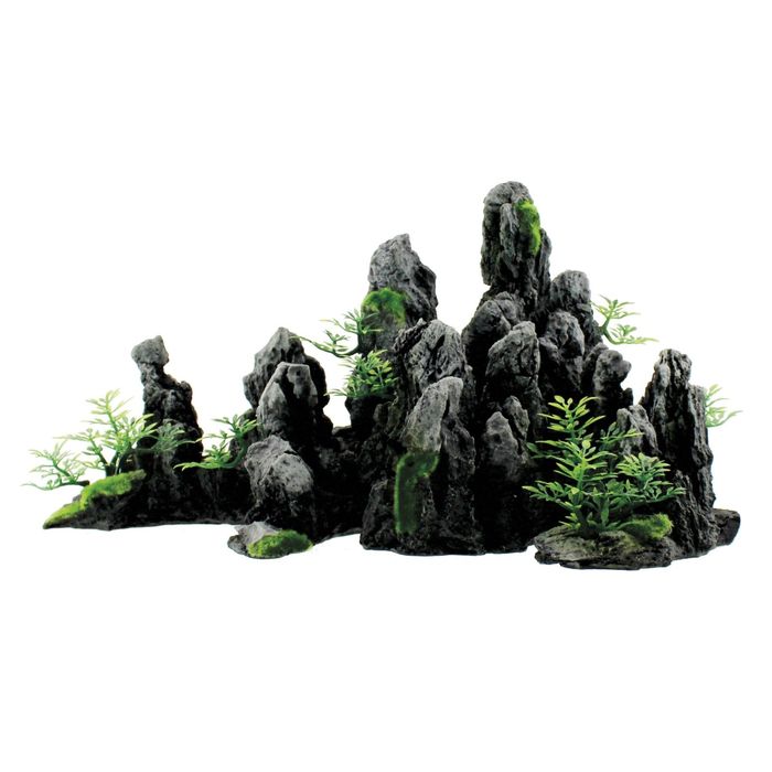 Композиция декоративная ArtUniq Steep Gray Cliffs L Крутые серые скалы, 45x20,5x23,5 см