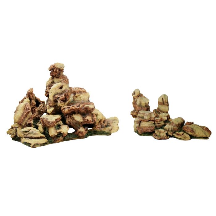 Композиция декоративная ArtUniq Motley Rock Set 2M Пёстрые скалы, 2 части, 65x45,5x42,1см