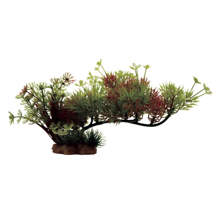 Композиция из искусств. растений на ветке "Роголистник", 23x10x12 см