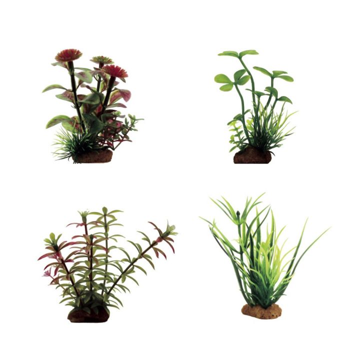 Набор искусств. растений "Гигрофила, Марсилия, Элодея, Лагаросифон", 7-10 см, 4 шт