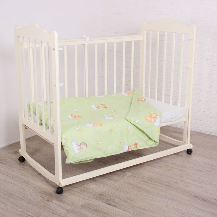 Пододеяльник "Детский", размер 112х147 см, цвет салатовый