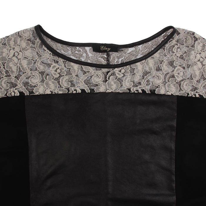 Блуза женская 2-020, цвет чёрный, рост 164 см, р-р 52