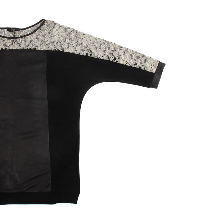 Блуза женская 2-020, цвет чёрный, рост 164 см, р-р 52