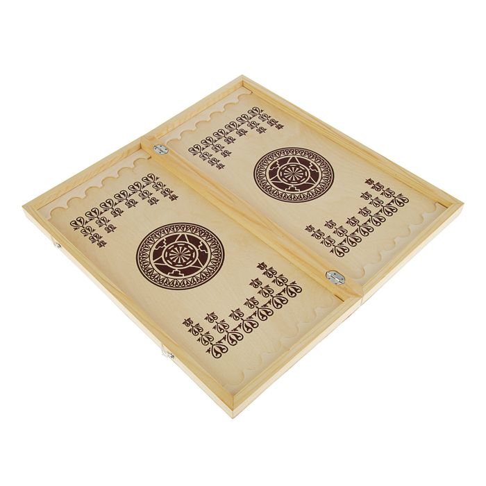 Нарды, оформленные берестой