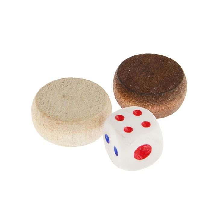 Нарды, оформленные берестой