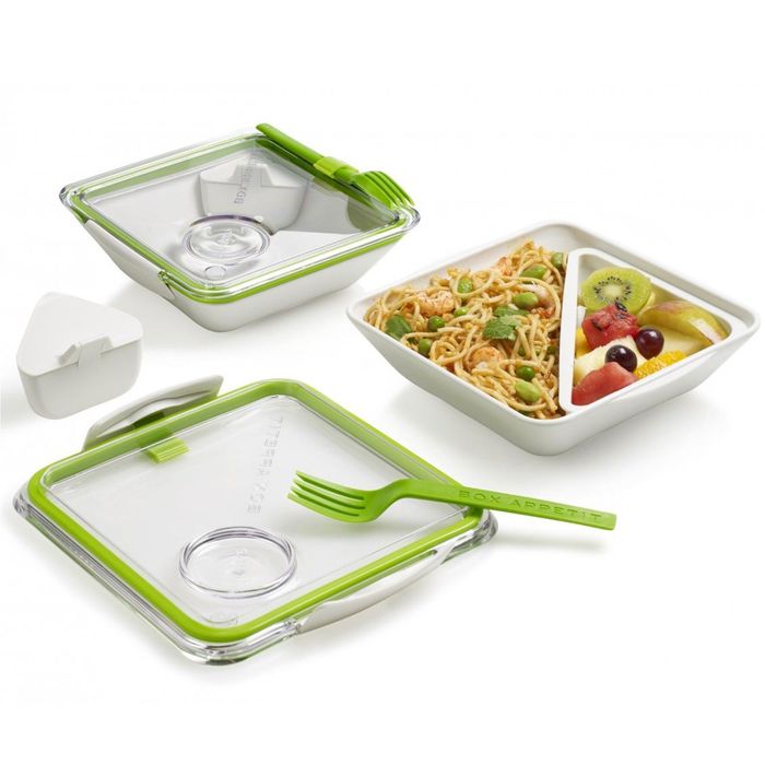 Ланч-бокс Box Appetit, лайм, 880 мл