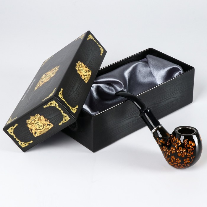 Курительная трубка для табака Командор, классическая, 14 см трубка классическая круглая 14 см коричневая