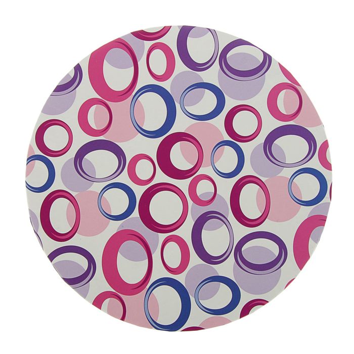 Набор коробок 4в1 "Овалы", 23 х 23 х 25 - 15 х 15 х 20 см