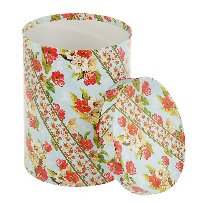 Набор коробок 4в1 "Акварель с полоской", 23 х 23 х 25 - 15 х 15 х 20 см