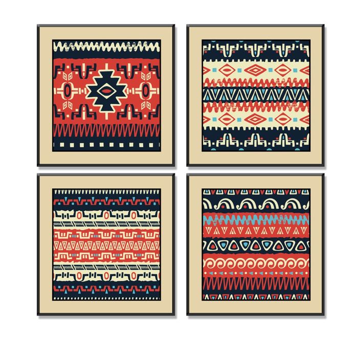 Модульная картина "Узорные ковры"