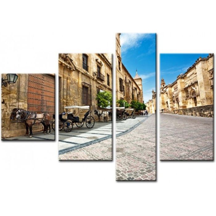 Модульная картина "Улица старого Кордова в Испании"