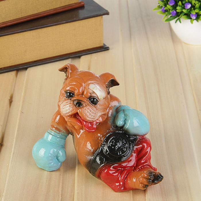 Копилка "Собака боксер" 15 см