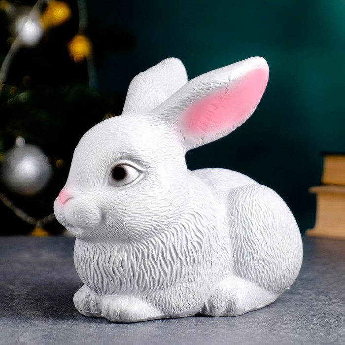 Копилка "Зайчонок" 18см серый