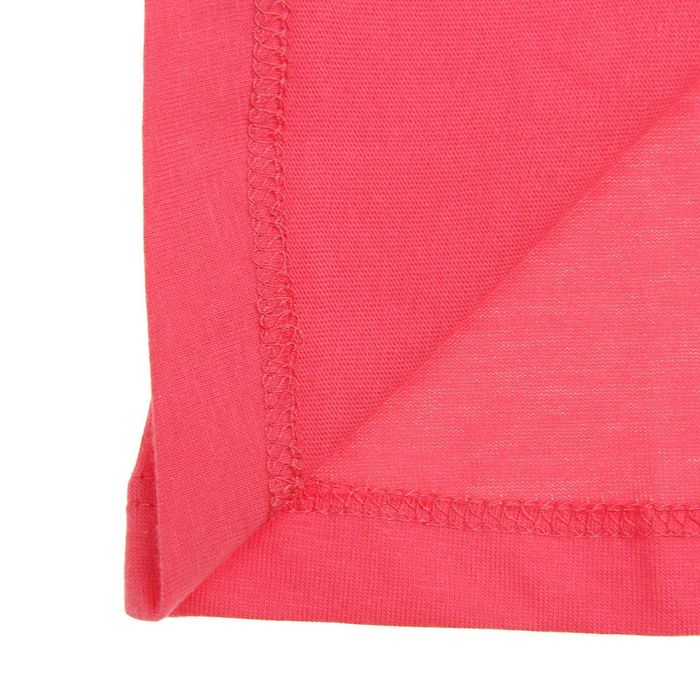 Футболка для девочки, рост 98 см, цвет коралловый, принт МИКС Л522