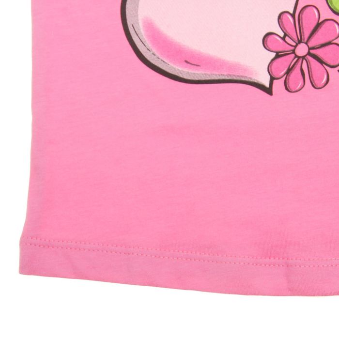 Футболка для девочки, рост 128 см, цвет розовый МИКС, арт. Л522