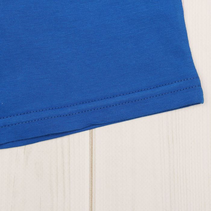 Комплект для мальчика (джемпер+шорты), рост 86 см, цвет васильковый/экрю Н011_М