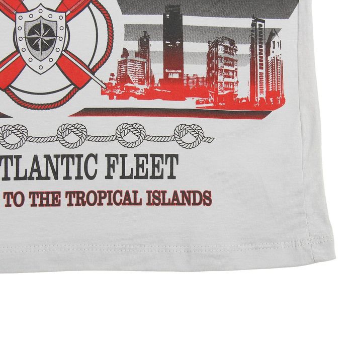 Футболка для мальчика, рост 146 см, цвет светло-серый Н645