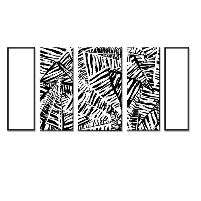 Модульная картина "Газетные полосы"