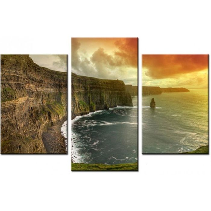 Модульная картина "Скалы Мохер на закате"