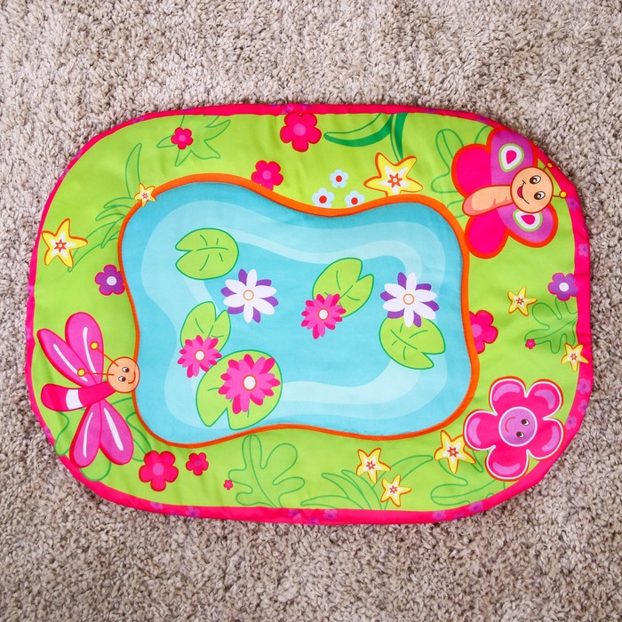 Развивающий коврик «Весёлые зверушки» с подушечкой