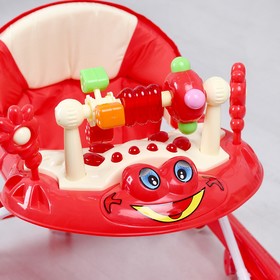 

Ходунки «Игротека», 8 силик. колес, муз., свет, красный