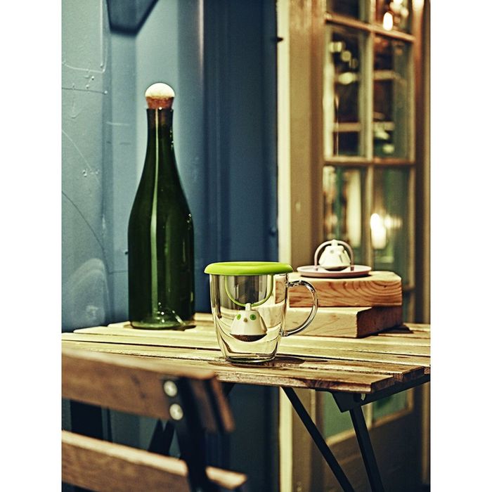 Емкость для заваривания чая с крышкой Birdie Swing, фиолетовая