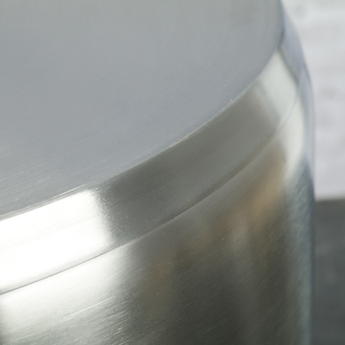 Кастрюля 15 л, d=30 см "Профессионал", с металлической крышкой