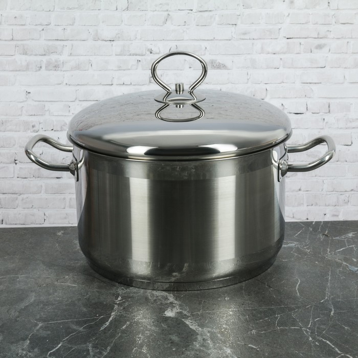 Кастрюля 4 л, d=22 см "Лотос Профессионал", с металлической крышкой