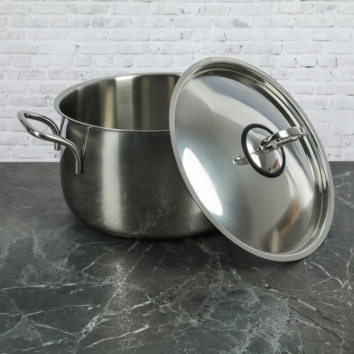 Кастрюля 4,5 л, d=22 см "Орхидея Классика", с металлической крышкой