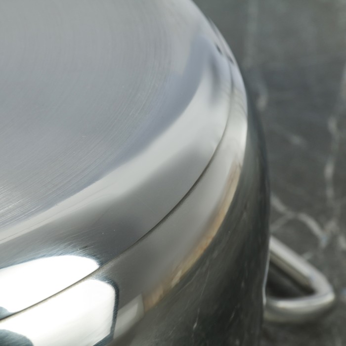 Кастрюля 4,5 л, d=22 см "Орхидея Классика", с металлической крышкой