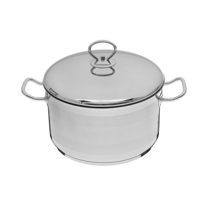 Кастрюля 5 л, d=24 см "Лотос Профессионал", с металлической крышкой