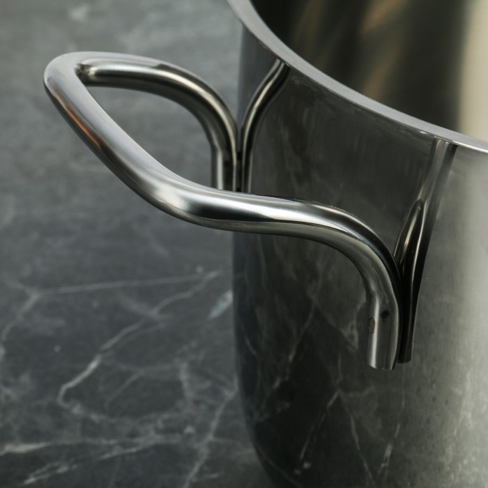 Кастрюля 5,6 л, d=22 см "Орхидея Классика", с металлической крышкой