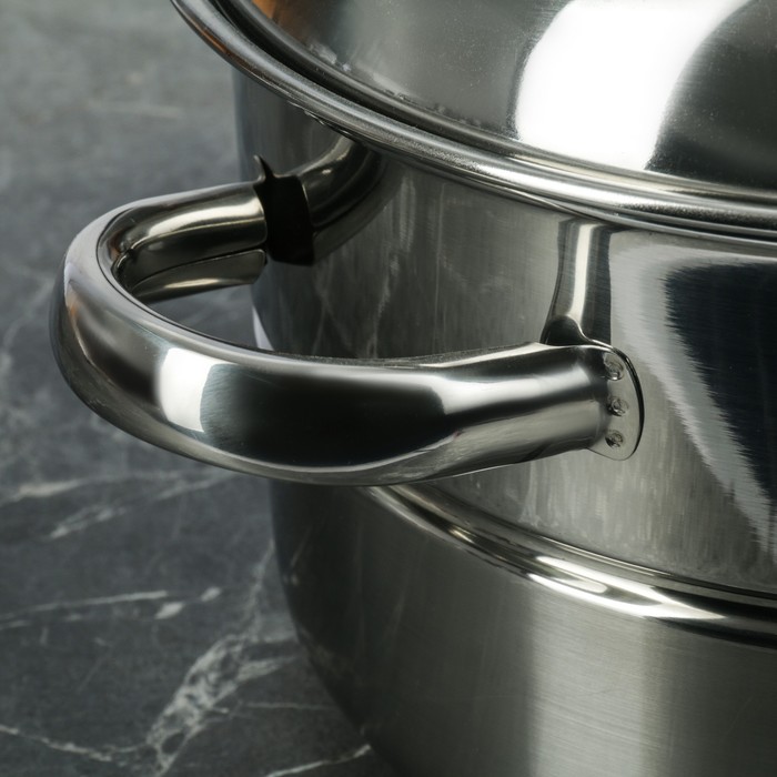 Кастрюля-пароварка 4 л "Традиция" 1 уровень, с комбинированной крышкой